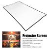 Projector Screen, HD Foldable Projector Screen Portable Projector Movies Screens Outdoor Indoor Projection Screen for Home Cinema(150inch330*187cm) view 2