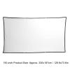Projector Screen, HD Foldable Projector Screen Portable Projector Movies Screens Outdoor Indoor Projection Screen for Home Cinema(150inch330*187cm) view 4