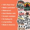 10pcs Jiu Jitsu Stickers Sheet, Waterproof, UV-Resistant, Gifts for Men, Women, Ideal BJJ Stickers for Laptop, Water Bottle, Journal, Phone Case, Notebook (Jiu Jitsu) view 3