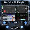 Wireless CarPlay Adapter for Apple 2024, Converts Wired to Wireless Car Play Dongle for iPhone, Plug & Play Stable Fast Connection Portable Carplay Fit for iOS 10+ & for Cars from 2017 view 3