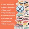 10pcs Field Hockey Sticker Sheet, Sporty and Cute Vinyl Decals for Players, Coaches, and Team Fans, Waterproof, UV-Resistant, for Laptop, Water Bottle, Journal, Notebook, Phone Case (Field Hockey) view 3