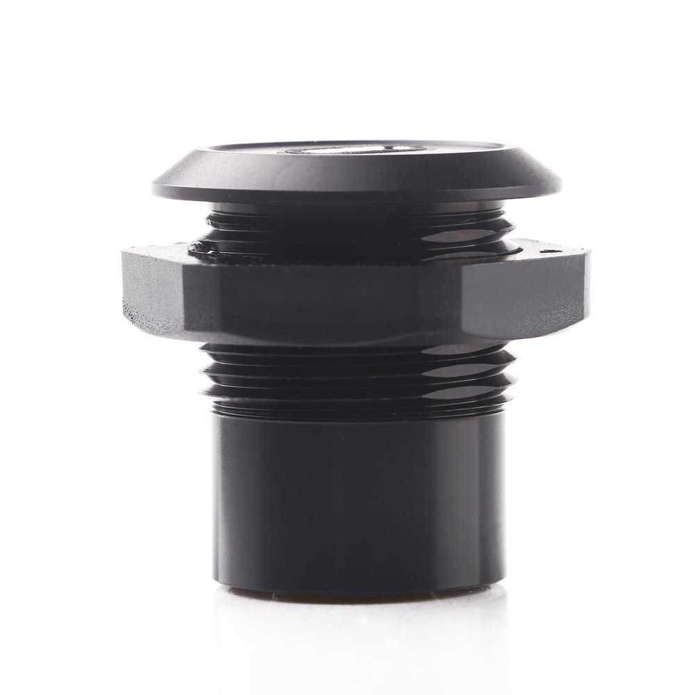 Mendouconert USB USBC Type C Typec Female to Female F-F Panel Mount Extention Round Metal Adapter (Black)