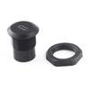 Mendouconert USB USBC Type C Typec Female to Female F-F Panel Mount Extention Round Metal Adapter (Black) view 4