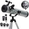 MIIKHI Telescope,76Mm Aperture Mount Astronomical Refracting Telescope Adjustable Portable Travel Telescopes with Phone Adapter Ideal Telescope for Beginners view 1