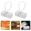ARTIBETTER 2pcs Rj11/rj14 Phone Cord Splitter Data Line Adapter Detachable Design for Multiple Devices White view 2