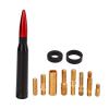 50 Caliber Red Billet Aluminum Truck Antenna Mast  6061 Series Vehicle Antenna Mount for Pickup, SUV, and Off-Road Vehicles  Durable Anodized Aluminum Replacement Mast view 1