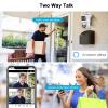 1080P PTZ Outdoor Security Camera, Dual Lens Linkage Wireless WiFi Cameras for Home Security, 360 View Auto Tracking Surveillance Camera with Human Detection, Color Night Vision, Two-Way Audio view 4