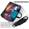 BTCOWZRV Laptop Bag 13-15.6 inch Laptop Shoulder Bag for Men Women Clouds and lightning Computer Bag Messenger Bag for Work view 4