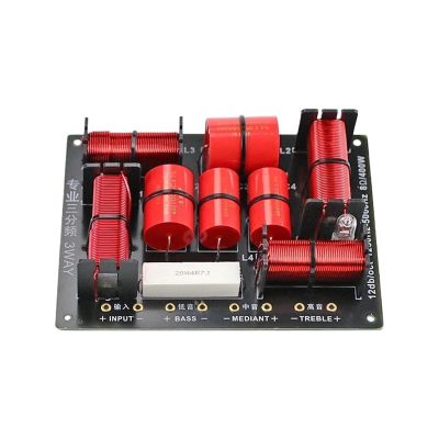 DEBLAN 400W 3 Way Crossover Tweeter Midange Woofer Speaker Crossover 1250H 5000HZ with High-pitched Protection 12dB/oct