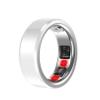 HFDJRWK Smart Ring for Men and Women Record Sleep Quality, Body Temperature, Blood Oxygen, Pedometer Rechargeable and Waterproof Health Ring(White,18#) view 1