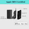 Apple MFi Certified Wireless CarPlay Adapter for iPhone, 5GHz Wireless Carplay Dongle, Convert Wired to Wireless CarPlay, for Factory Wired CarPlay Cars from 2015, Plug & Play (Black) view 2