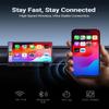 Apple MFi Certified Wireless CarPlay Adapter for iPhone, 5GHz Wireless Carplay Dongle, Convert Wired to Wireless CarPlay, for Factory Wired CarPlay Cars from 2015, Plug & Play (Black) view 3