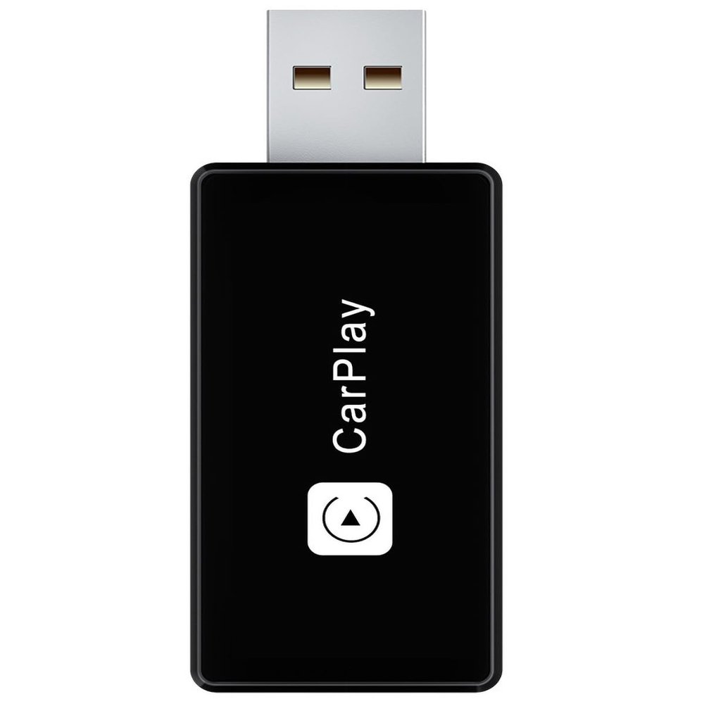 Apple MFi Certified Wireless CarPlay Adapter for iPhone, 5GHz Wireless Carplay Dongle, Convert Wired to Wireless CarPlay, for Factory Wired CarPlay Cars from 2015, Plug & Play (Black-3)