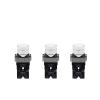 BSXYLVA 1PCS XB2BW31M1C Flat Head Button with Light AC220V White ZB2BW31C Button Metal view 1