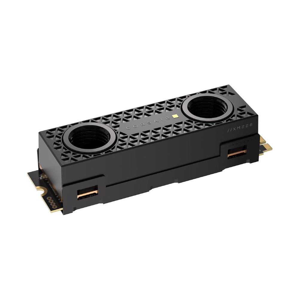 Corsair MP700 PRO SE Hydro X Series 2TB M.2 PCIe Gen5 x4 NVMe 2.0 SSD  M.2 2280  Up to 14,000MB/sec Sequential Read  High-Density TLC NAND  Pre-Installed Water Block  Black