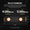 Corsair MP700 PRO SE Hydro X Series 2TB M.2 PCIe Gen5 x4 NVMe 2.0 SSD  M.2 2280  Up to 14,000MB/sec Sequential Read  High-Density TLC NAND  Pre-Installed Water Block  Black view 4