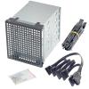 Generic Galvanized Steel Hard Drive Rack 5*3.5inch SATA SAS HDD Cage Adapter Rack Bracket Tray with IDE Large 4 Pin to 5 SATA 15 pin line, LO5-4P view 1