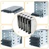 Generic Galvanized Steel Hard Drive Rack 5*3.5inch SATA SAS HDD Cage Adapter Rack Bracket Tray with IDE Large 4 Pin to 5 SATA 15 pin line, LO5-4P view 3