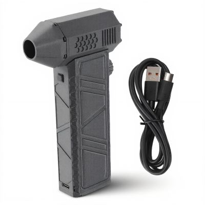 Jet Dry Blower, Air Blower, 15W Quick Charging Blower with 300000 RPM & Stepless Speed Adjustment, Ideal for Outdoor Drying