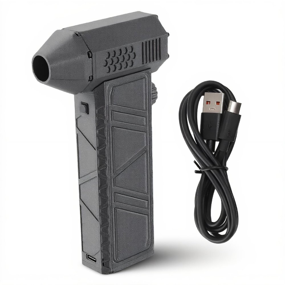 Jet Dry Blower, Air Blower, 15W Quick Charging Blower with 300000 RPM & Stepless Speed Adjustment, Ideal for Outdoor Drying
