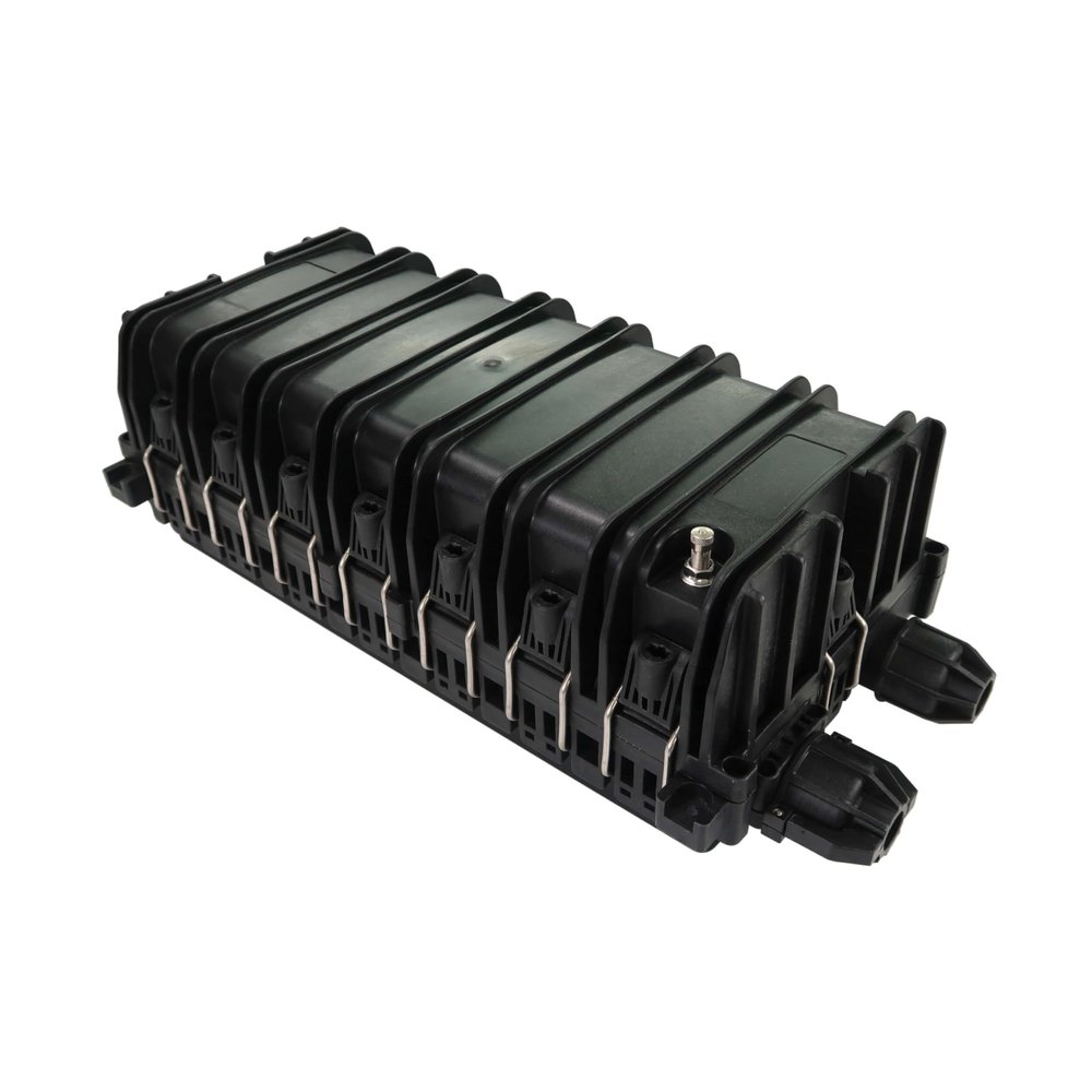 Eaton Tripp Lite Fiber Optic Splicing Enclosure, Horizontal Box, 288 Fiber Capacity Single Mode & Multimode, 6 Cable Trays, Outdoor IP68 Rated, Lifetime Manufacturer's Warranty (N600H-0288-6)
