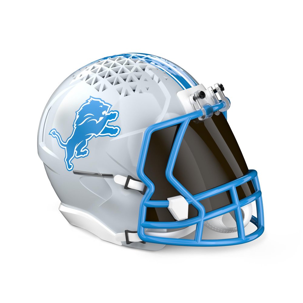 All-New Limited Edition, Officially Licensed NFL Detroit Lions Helmet Stand for Amazon Echo Dot (4th & 5th Generations). Device Sold Separately.