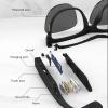 DirectNine Basics Sunglasses TAC Polarized Lens Open Ear Smart Stereo Music Glasses for Outdoor Sports, Black, Genericoqgim3ztnw view 4