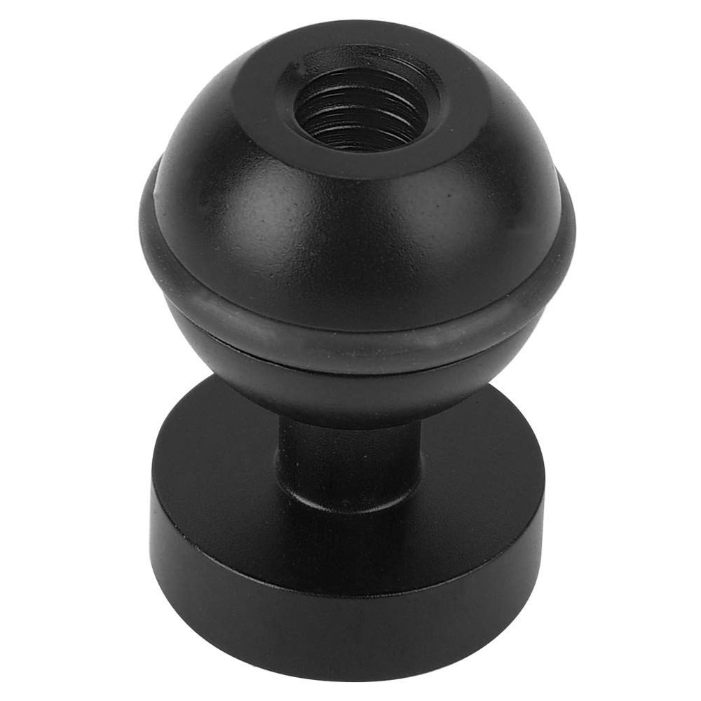 NOENNULL Diving Light Bracket Action Camera Ball Head Base Hot Shoe Mount 1/4 Screw Hole (Black)