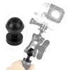 NOENNULL Diving Light Bracket Action Camera Ball Head Base Hot Shoe Mount 1/4 Screw Hole (Black) view 3