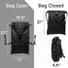 Xtreme Sight Line ~ AQUA RT Large Water-Proof Faraday Backpack/Small LITE Faraday Bag Combo ~ Tracking/Hacking Defense ~ OD Green view 2