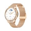 connected wrist Lady's Fashion Smartwatch BT Call 1.32inch Round Screen Health Monitoring Fitness Tracker Waterproof AI Voice Assistant Women's i58 Smart Watch Gold Silver (Gold) view 1