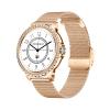 connected wrist Lady's Fashion Smartwatch BT Call 1.32inch Round Screen Health Monitoring Fitness Tracker Waterproof AI Voice Assistant Women's i58 Smart Watch Gold Silver (Gold) view 3