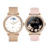 connected wrist Lady's Fashion Smartwatch BT Call 1.32inch Round Screen Health Monitoring Fitness Tracker Waterproof AI Voice Assistant Women's i58 Smart Watch Gold Silver (Gold) view 4