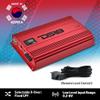 DS18 H-KO5/RD Korean Half Bridge 1-Channel Monoblock Amplifier with Voltmeter and Clip Indicator, 5000 Watts Rms - Remote BASS Knob Included view 3