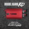 DS18 H-KO5/RD Korean Half Bridge 1-Channel Monoblock Amplifier with Voltmeter and Clip Indicator, 5000 Watts Rms - Remote BASS Knob Included view 4