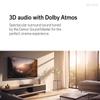 Denon DHT-S218 Sound Bar (Black), 2.1-Channel, 3D Audio with Dolby Atmos, 2 Built-in Subwoofers, Dual Midrange Drivers & Tweeters, 4K UHD HDMI with eARC, Dialog Enhancer, Multi-Pairing & Multi-Point view 2