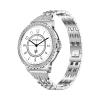 connected wrist Lady's Fashion Smartwatch BT Call 1.32inch Round Screen Health Monitoring Fitness Tracker Waterproof AI Voice Assistant Women's i58 Smart Watch Synthetic Diamond Band (Silver) view 1
