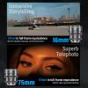 SIRUI Night Walker T1.2 S35 16mm & 75mm Cine Lens Set, Large Aperture Manual Focus Lens for RF Mount, Metal Grey view 4