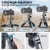 SIRUI Compact Mini Desktop Tripod, 20" Aluminum Portable Small Tabletop Tripod Stand with 360 Ball Head for DSLR, Camera, Phone, Loaded up to 17.64lbs, Phone Holder Included, AM-TT50 view 3