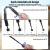 SIRUI Compact Mini Desktop Tripod, 20" Aluminum Portable Small Tabletop Tripod Stand with 360 Ball Head for DSLR, Camera, Phone, Loaded up to 17.64lbs, Phone Holder Included, AM-TT50 view 4