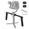 SIRUI Dual Handgrip for DJI RS 4/RS 4Pro/RS 3/RS 3 Pro/RS 2/RSC 2/Ronin-S/Ronin-SC, Gimbal Handle for Ronin Series with NATO Rails, Cold Shoe, 1/4" & 3/8" Threads, AM-DSH view 1