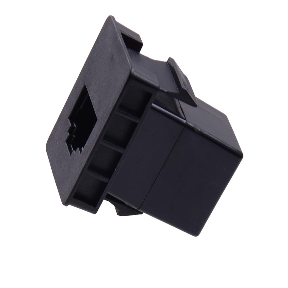 LXOINAGO Black CB UHF Blank Socket RJ45 Radio Switch Panel Dash Compatible for Toyota Hilux Landcruiser
