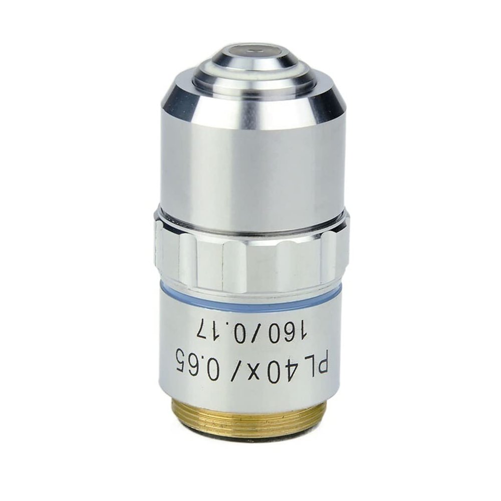 JOEBO Microscope Kit 40X 100X Plan Achromatic Objective Lens Microscope Lenses Microscope Lens Adapters (Size : PL40X)