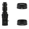Joebo Microscope Kit 200X 500X 400X 1000X Adjustable Magnification Continuously Variable C Mount Zoom Lens for USB Video Microscope Camera Microscope Lens Adapters (Color : 12) view 1