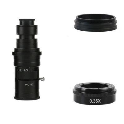 Joebo Microscope Kit 200X 500X 400X 1000X Adjustable Magnification Continuously Variable C Mount Zoom Lens for USB Video Microscope Camera Microscope Lens Adapters (Color : 6)