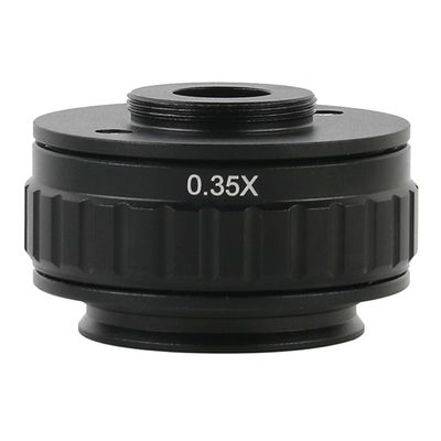 Joebo Microscope Kit C Mount Adapters Lens 0.35X 0.5X 1X CTV for Trinocular Stereo Microscope 38MM Microscopio Camera Microscope Lens Adapters (Color : 0.35X)