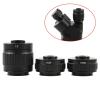 Joebo Microscope Kit C Mount Adapters Lens 0.35X 0.5X 1X CTV for Trinocular Stereo Microscope 38MM Microscopio Camera Microscope Lens Adapters (Color : 0.35X) view 3