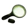 Joebo Microscope Kit 138mm Large Reading Magnifier 12 LED Magnifying Glass Non-Slip Handle Dual Magnification Loupe Microscope Lens Adapters, 1.8X 5X view 2