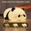 Lampeez Panda Night Light, Cute Silicone Lamp for Kids, Soft LED Touch Light, Nursery Nightlight, Bedroom Decor, Xmas Birthday Gifts for Boys Girls view 2