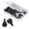 20x Computer Case Thumb Screws,6-32x6 M3.5 PC Case Screws for Desktop Computer Case Cover Hard Drives Power Supply PCI Slots 6-32 Thread Screws Black view 1